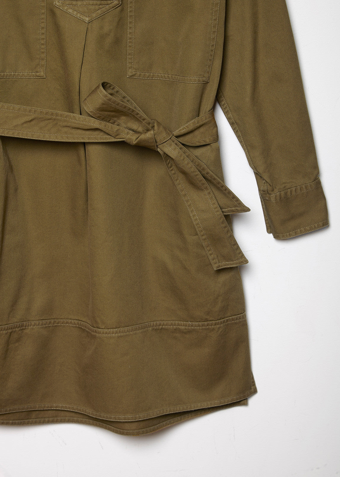 Gabardine Omeo Dress by Isabel Marant toile - La Garonne Gabardine Omeo Dress by Isabel Marant toile - La Garonne