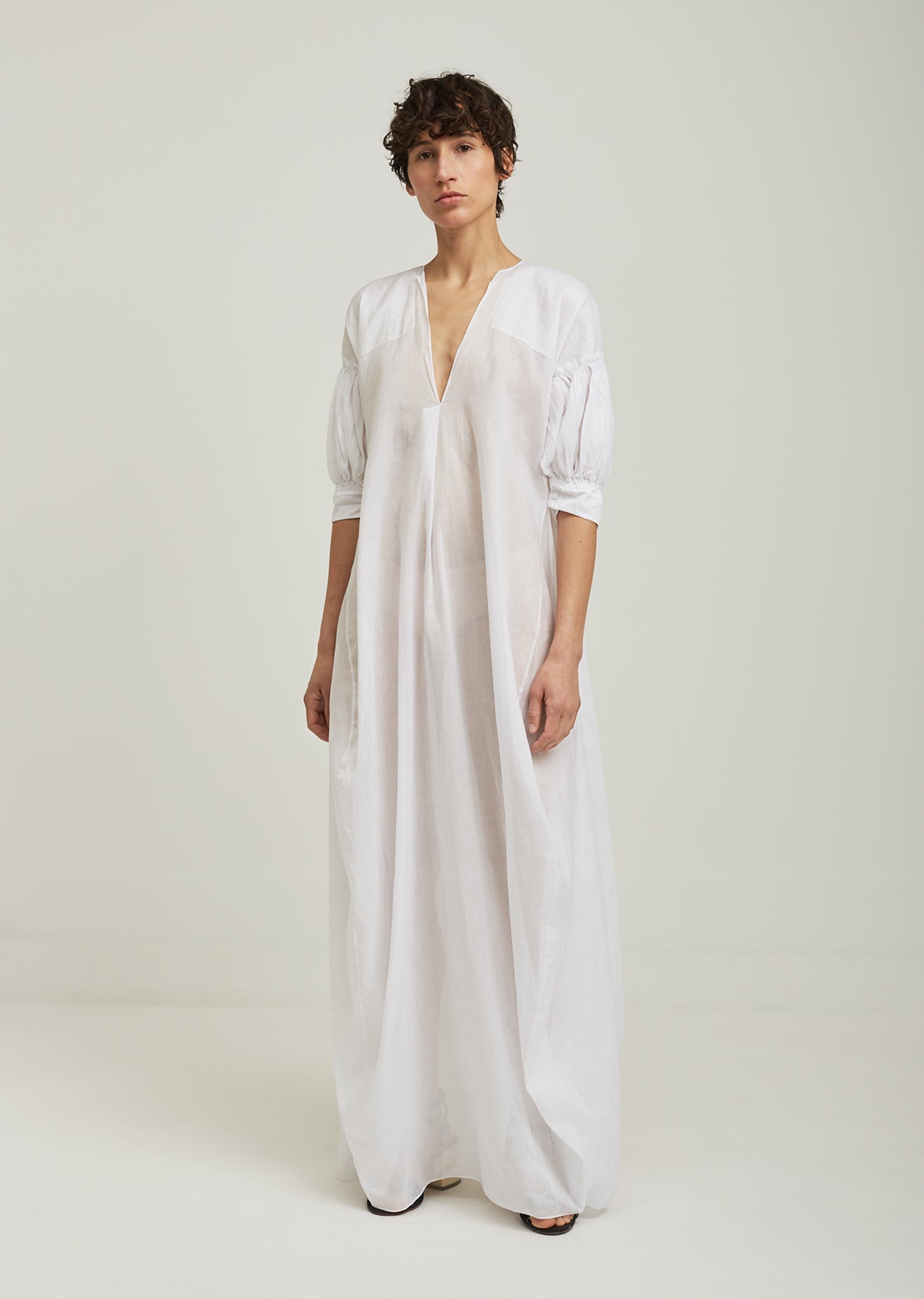 jil sander long dress Jil Sander Zip Front Vestito Dress in Black