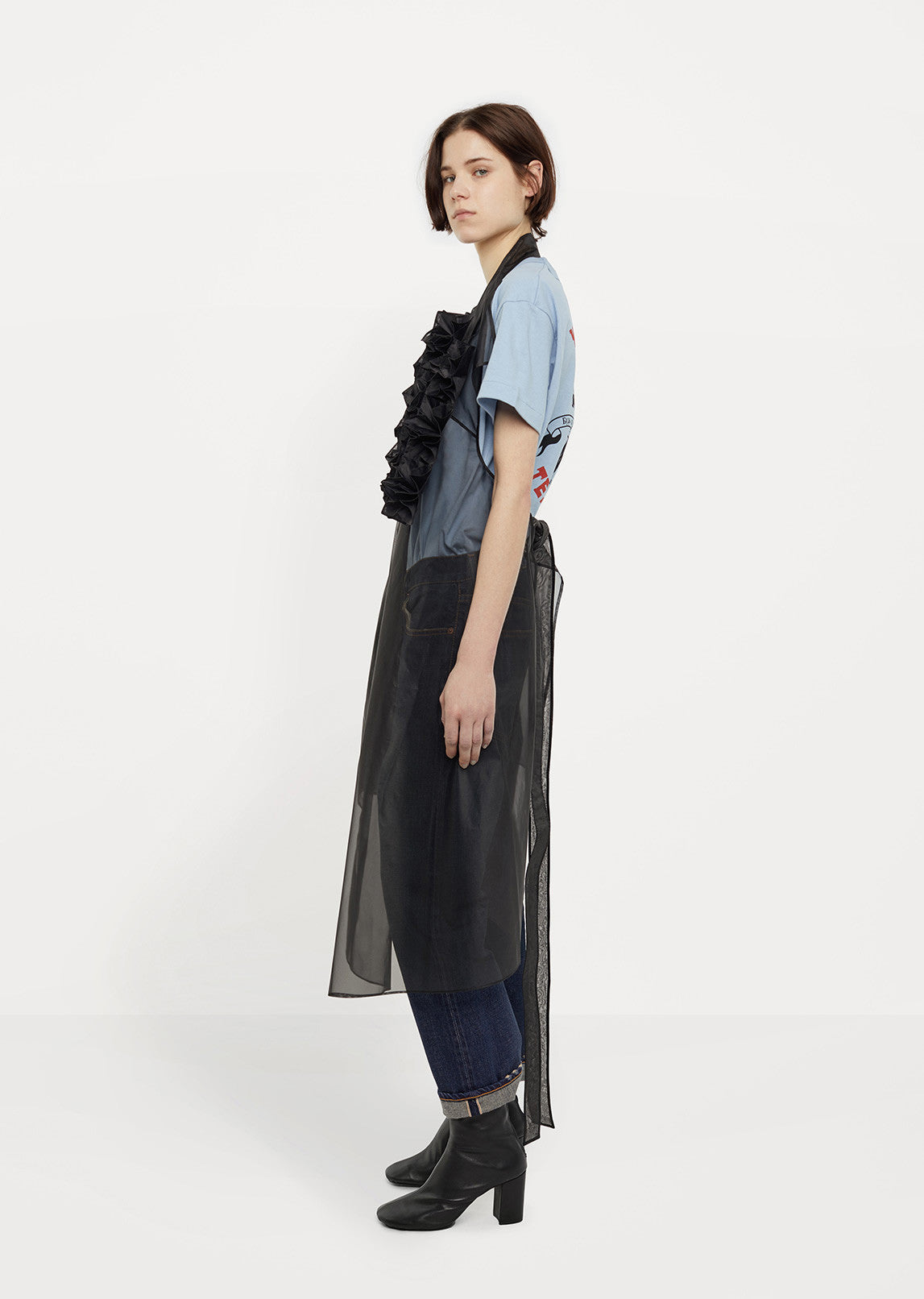 Sheer Halter Vest Dress by Junya Watanabe - La Gar__onne La Garonne Sheer Halter Vest Dress by Junya Watanabe - La Gar__onne La Garonne