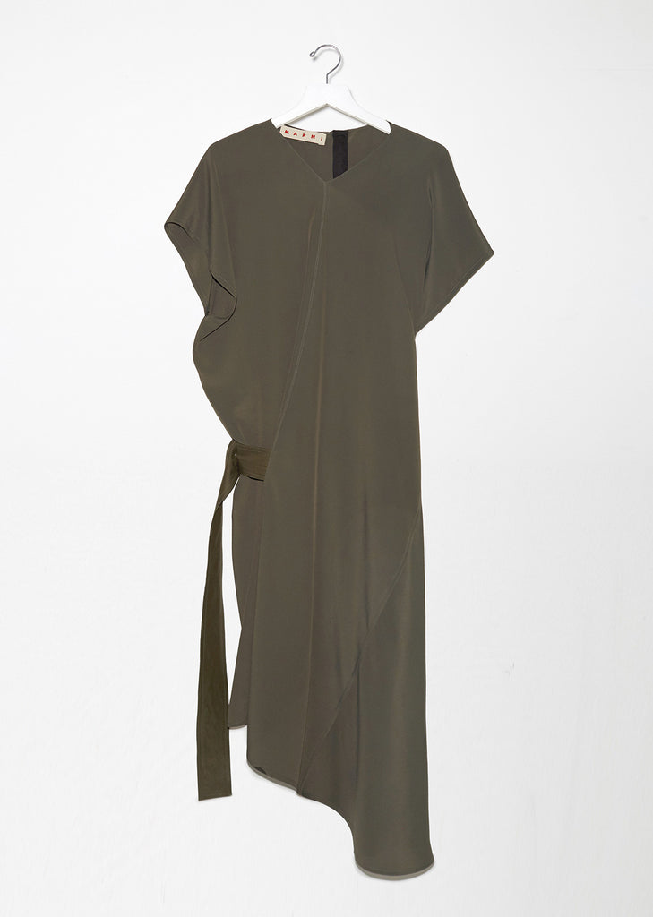 Silk Cotton Asymmetrical Dress