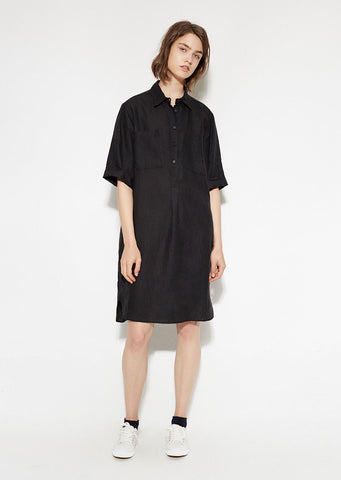 Slim Pocket Shirt Dress