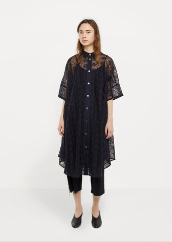Embroidered Shirtdress