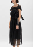 Tulle Dress With Frill