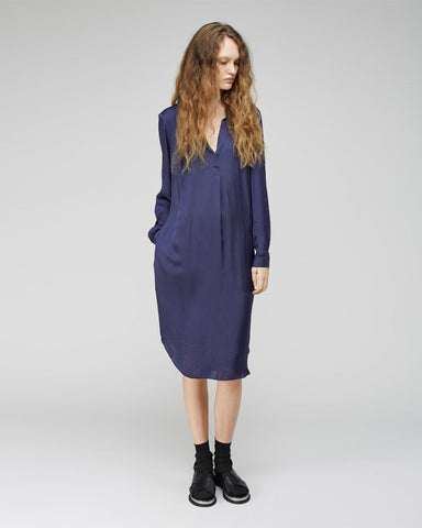 Liquid Satin Tunic Dress