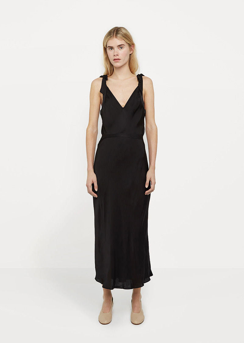allegra satin maxi dress Allegra Maxi Dress Champagne