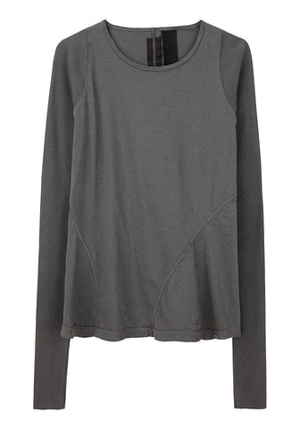 Ribbed Sleeve T-Shirt