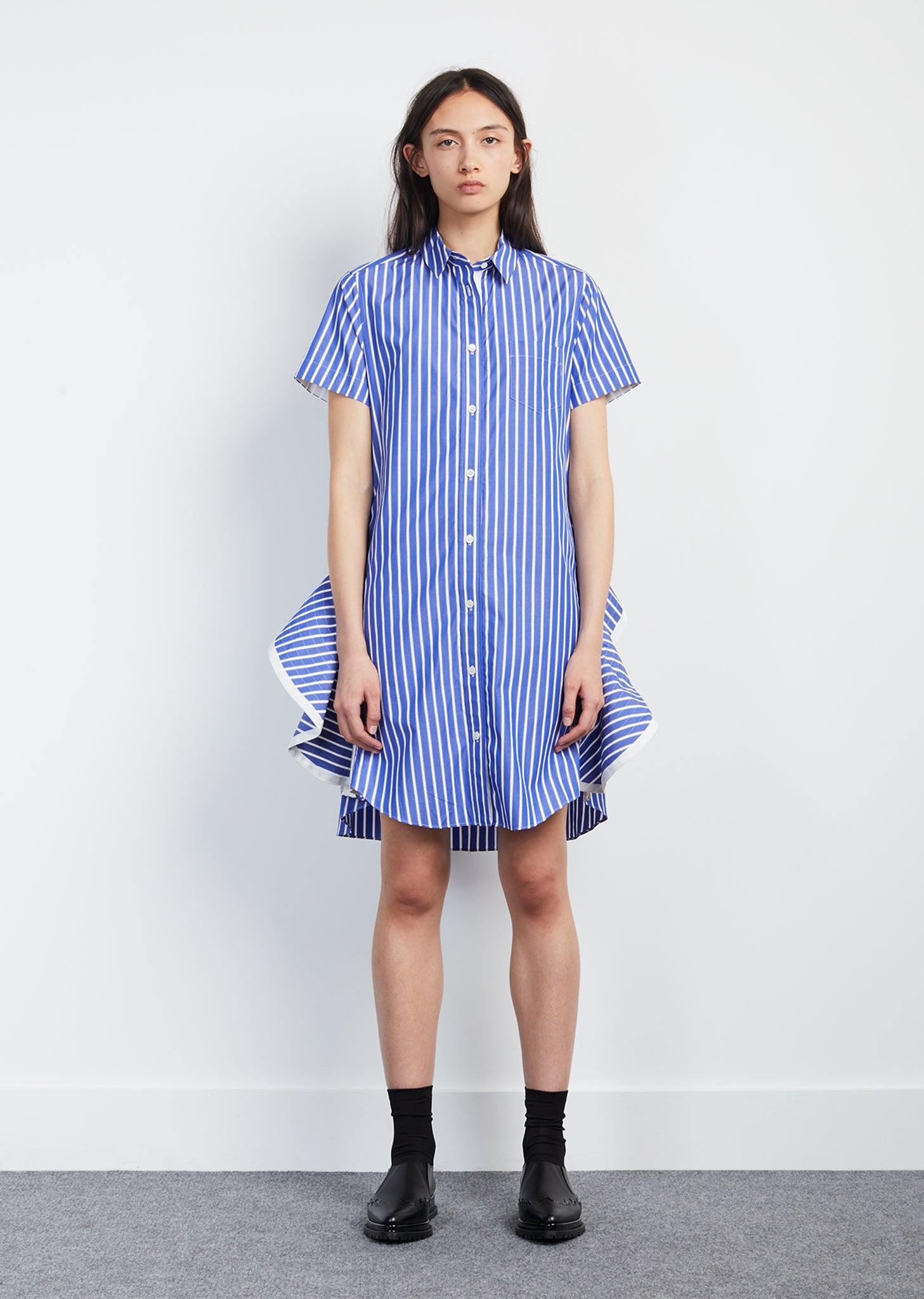 Cotton Poplin Dress by Sacai- La Garçonne