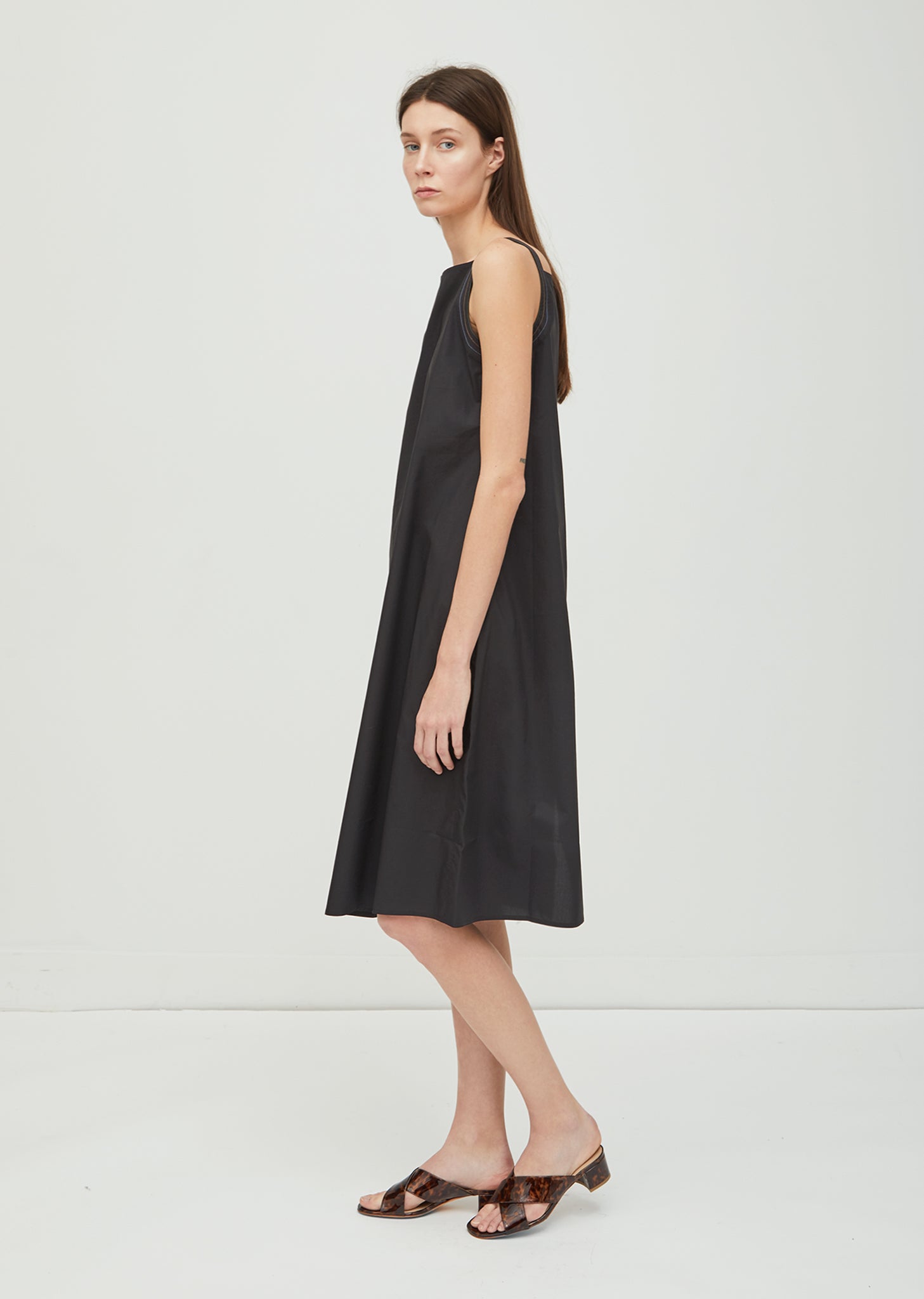 Dawn Cotton Pinafore Dress by Sofie D'Hoore- La Garonne Dawn Cotton Pinafore Dress by Sofie D'Hoore- La Garonne