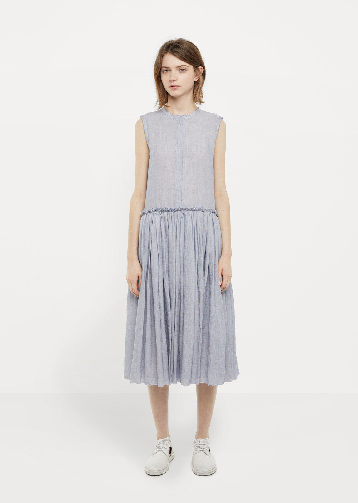 Cotton Gauze Dress by Sara Lanzi - La Garonne Cotton Gauze Dress by Sara Lanzi - La Garonne