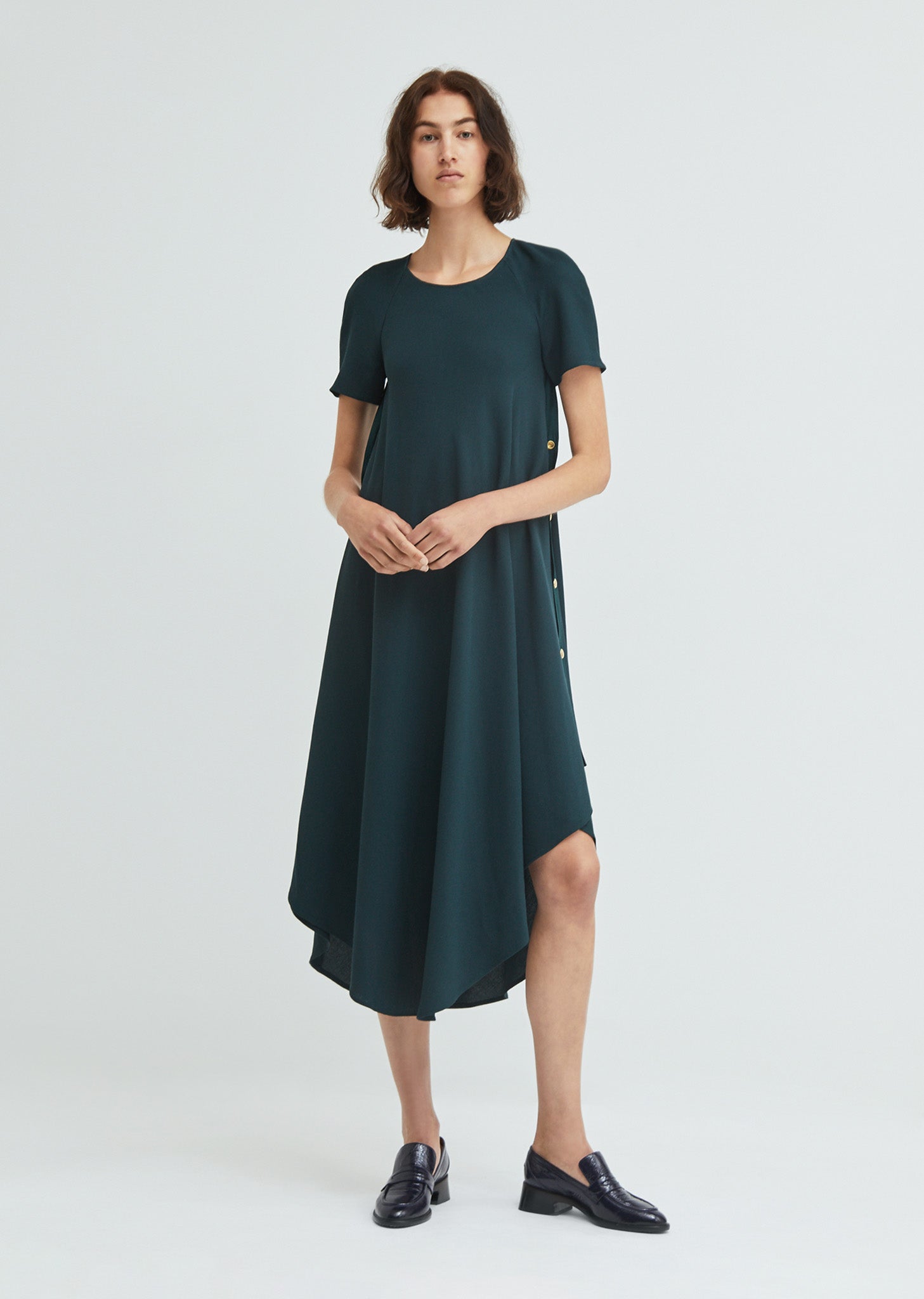 sies marjan green dress Sies Marjan Gretchen Lurex Cocktail Dress | Green