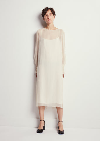 Maver Silk–Georgette Dress