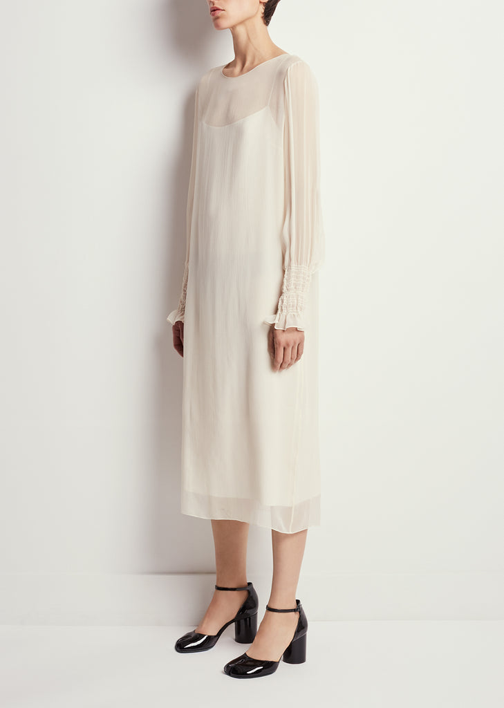 Maver Silk–Georgette Dress