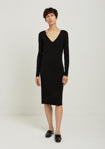 Damara Long Sleeve Viscose Dress