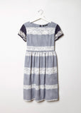 Lace Pattern Print Dress