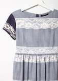 Lace Pattern Print Dress