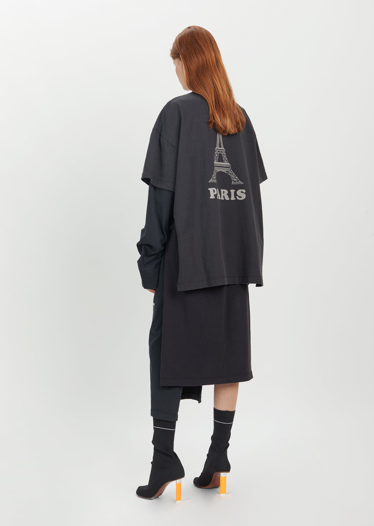 Layered T-Shirt Dress by Vetements- La Garonne Layered T-Shirt Dress by Vetements- La Garonne
