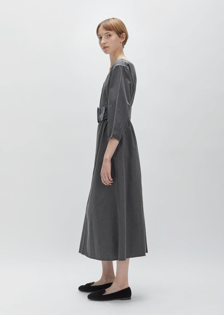 Twill Belted Dress