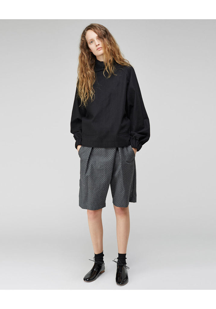Pecun Perforated Wool Shorts - RTV