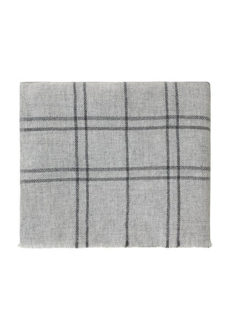 Plaid Cashmere Shawl