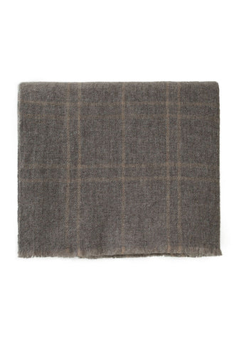 Plaid Cashmere Shawl