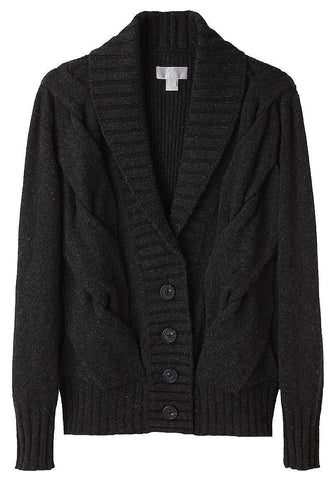 Exaggerated Cable Cardigan