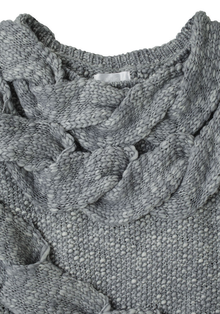 Exaggerated Cable Sweater