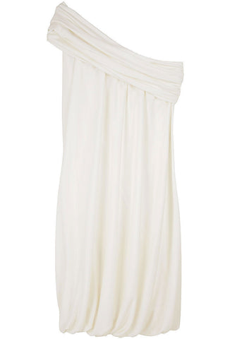 One Shoulder Draped Dress
