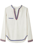 Demie Embroidered Top