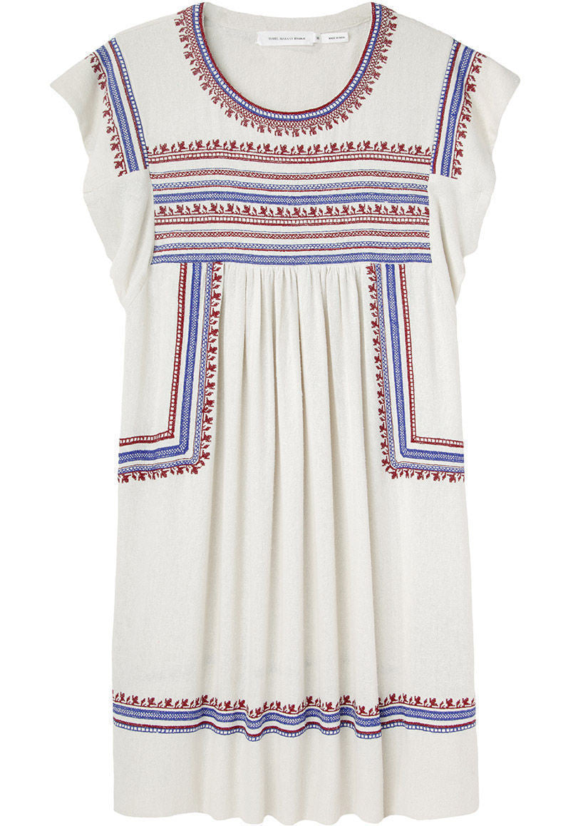 Demma Embroidered Dress – La Garçonne