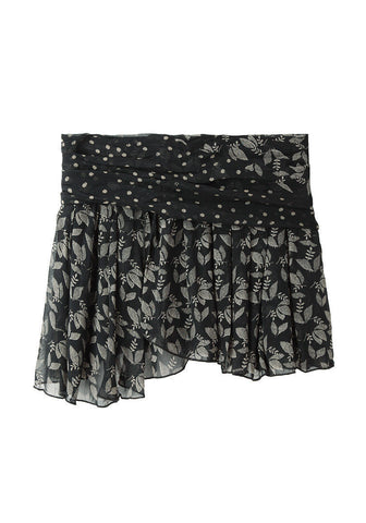 Prune Short Skirt