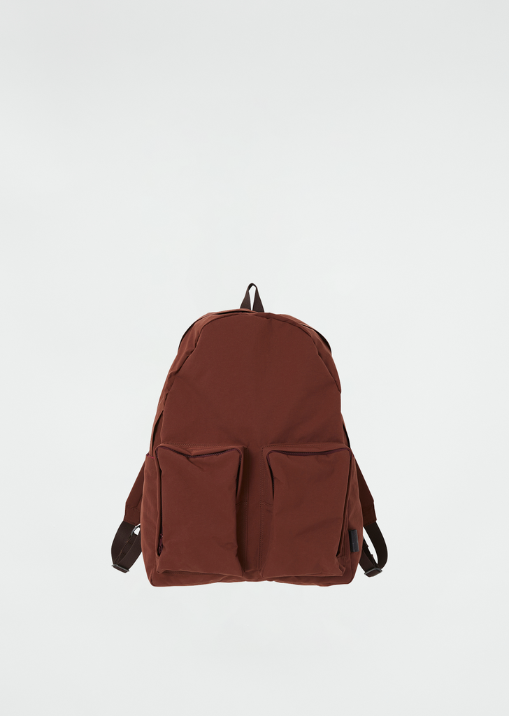 Taslan Nylon Backpack — Burgundy