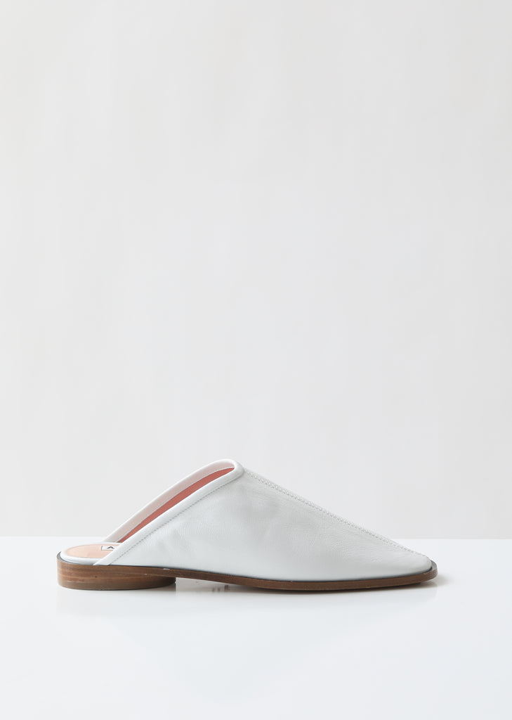 Beryl Leather Slip-On Mules