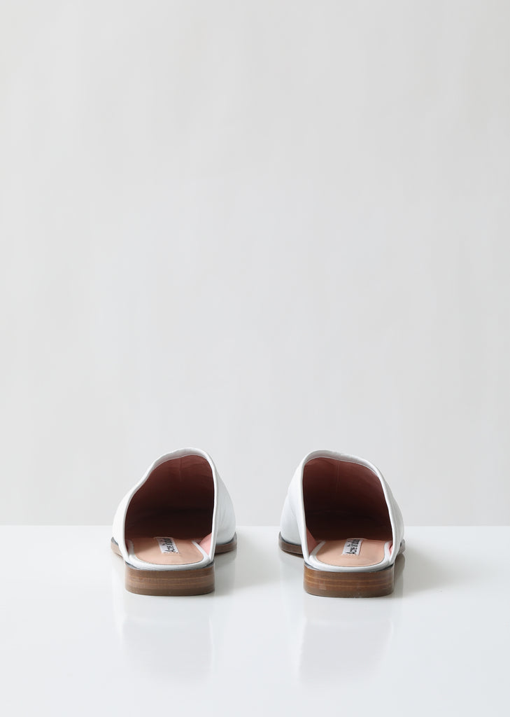 Beryl Leather Slip-On Mules