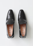 Brigitta Heeled Leather Loafers