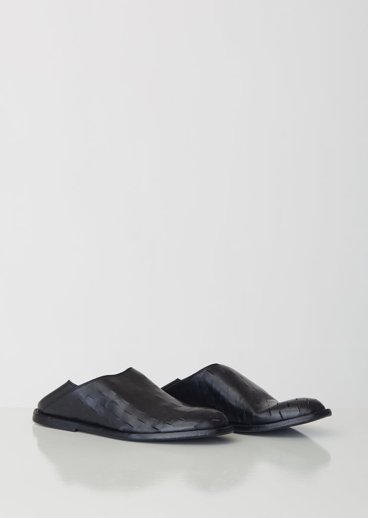 Leather Fold-Down Flats