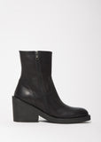 Low Heel Ankle Boot