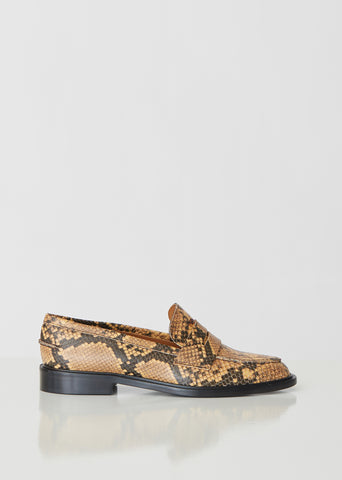 Monti Printed Snake Loafers