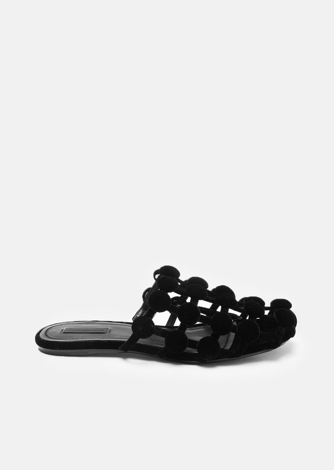 Amelia Velvet Slippers by Alexander Wang- La Garçonne