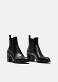 Shirley Polished Fume Ankle Boots