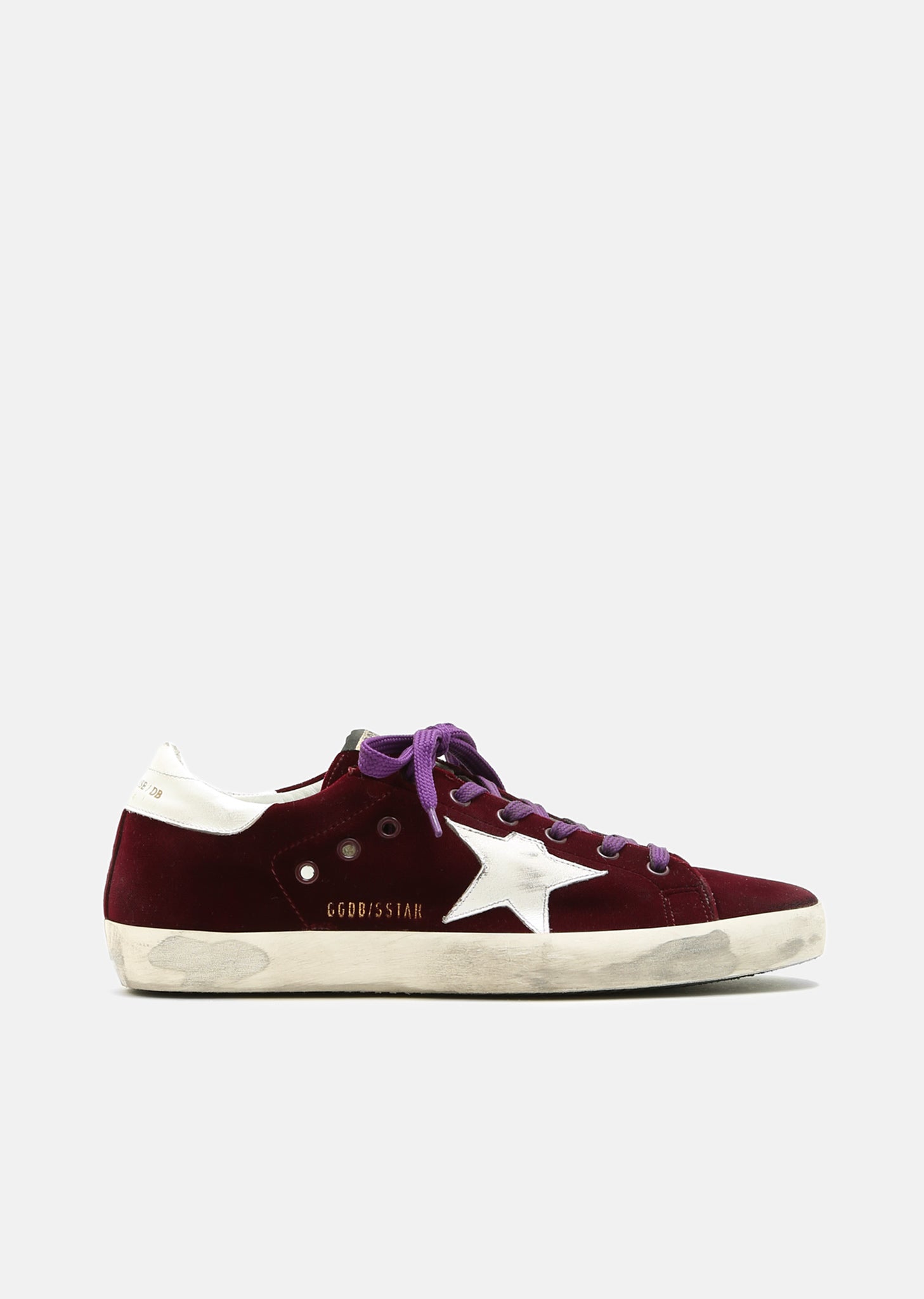 golden goose burgundy velvet