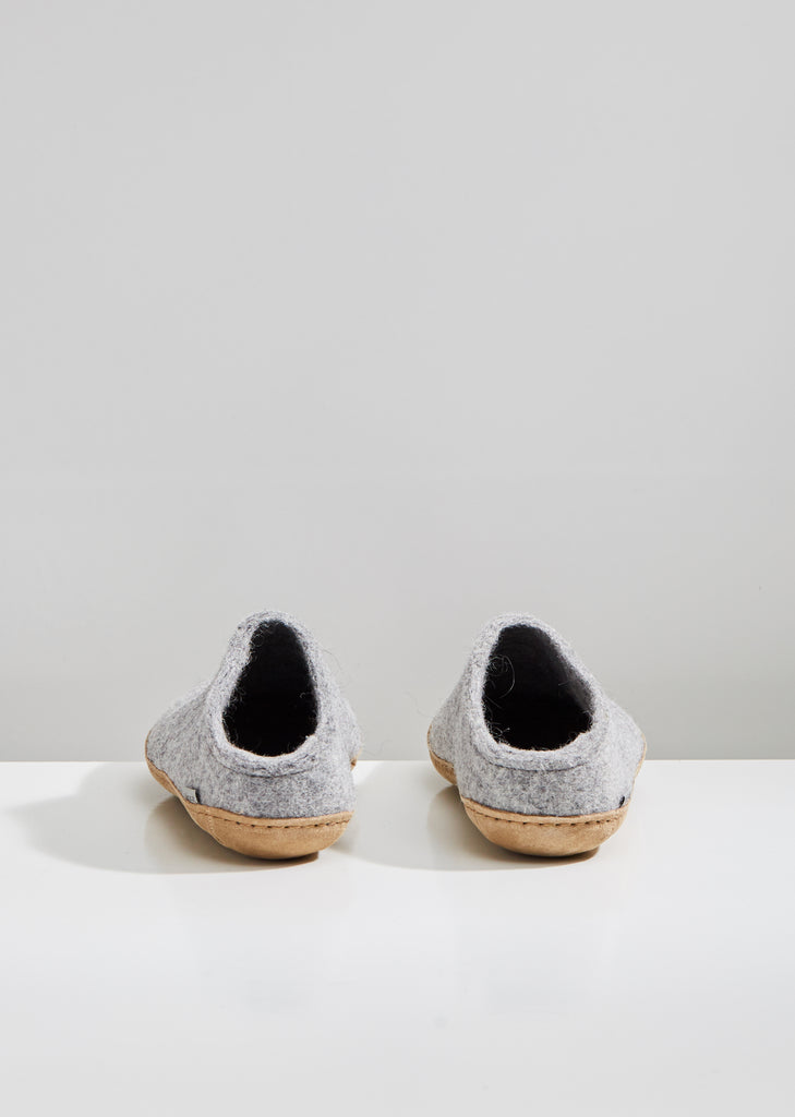 Felted Wool House Slippers