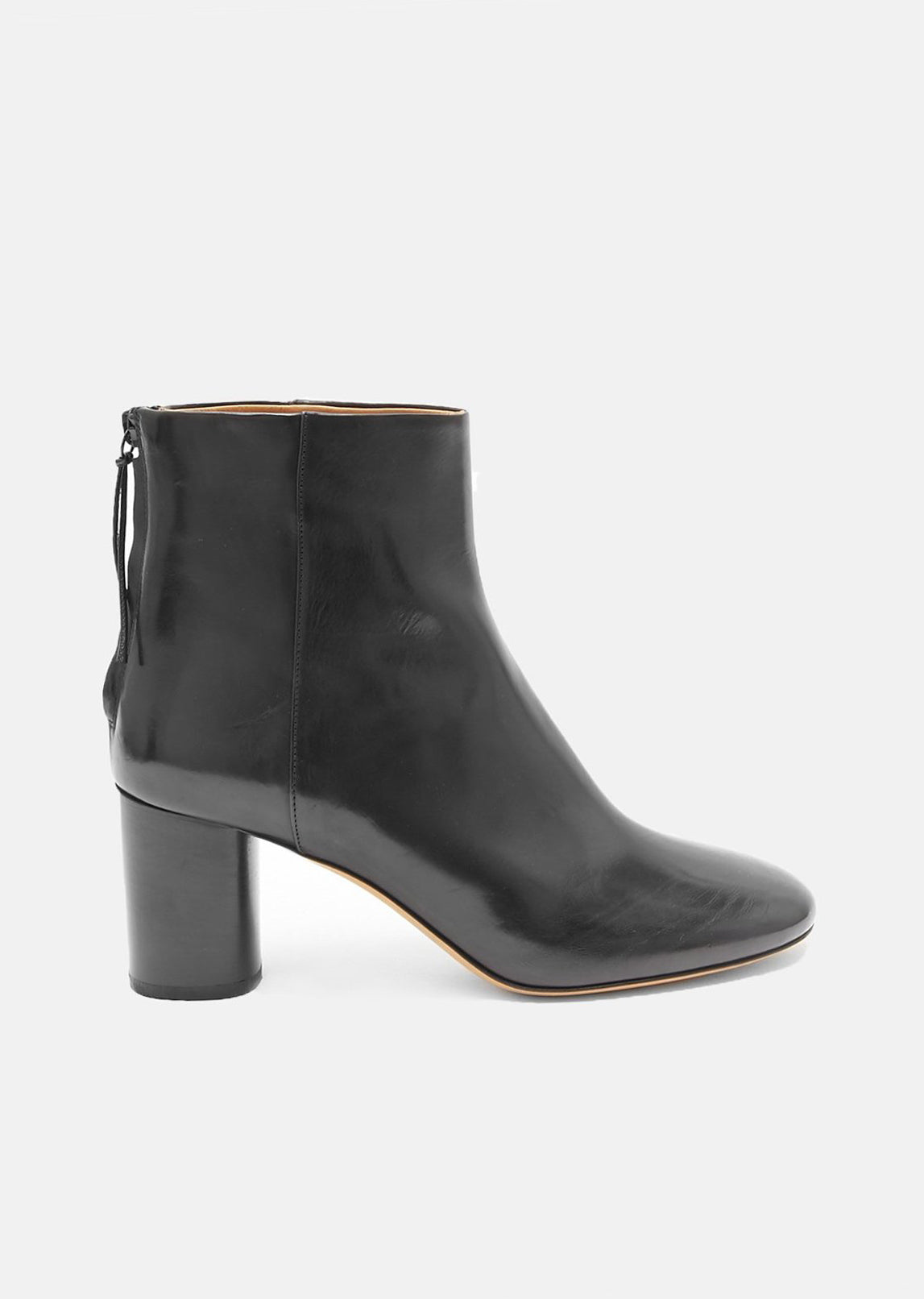 Ritza Round Toe Leather Boots by Isabel Marant- La Garçonne