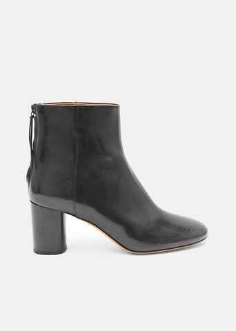 Ritza Round Toe Leather Boots
