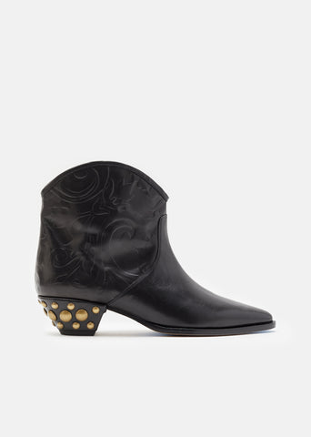 Dawina Studded Block Heel Boots