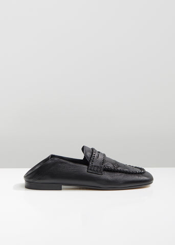 Firven Braided Leather Loafers