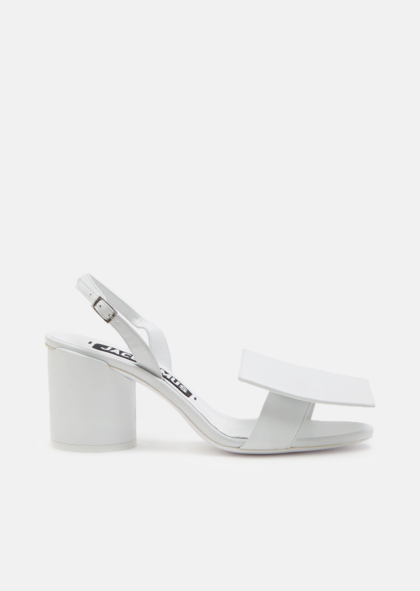 Square Round Leather Sandals by Jacquemus- La Garçonne