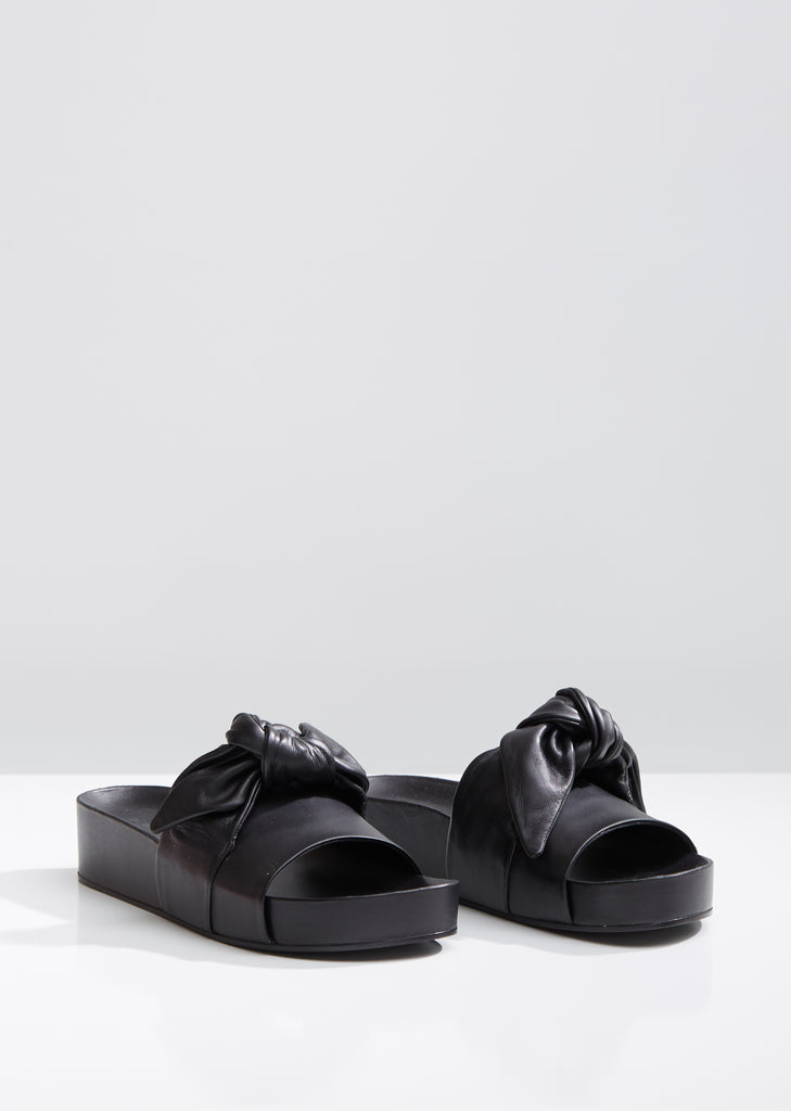 Knotted Leather Slides