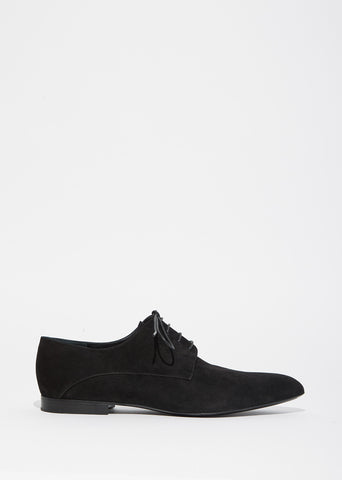 Suede Pointy Toe Oxfords