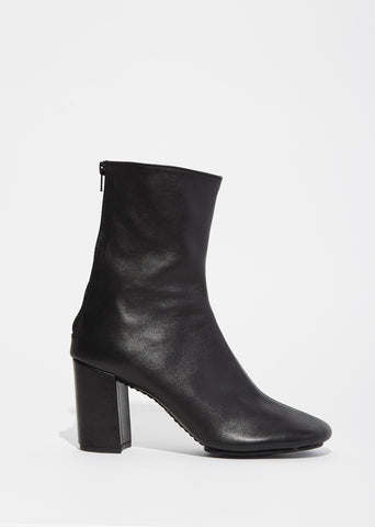 Tall Leather Ankle Boots