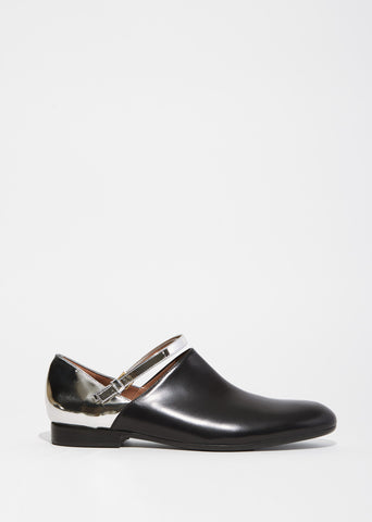 Contrast Buckle Strap Flat